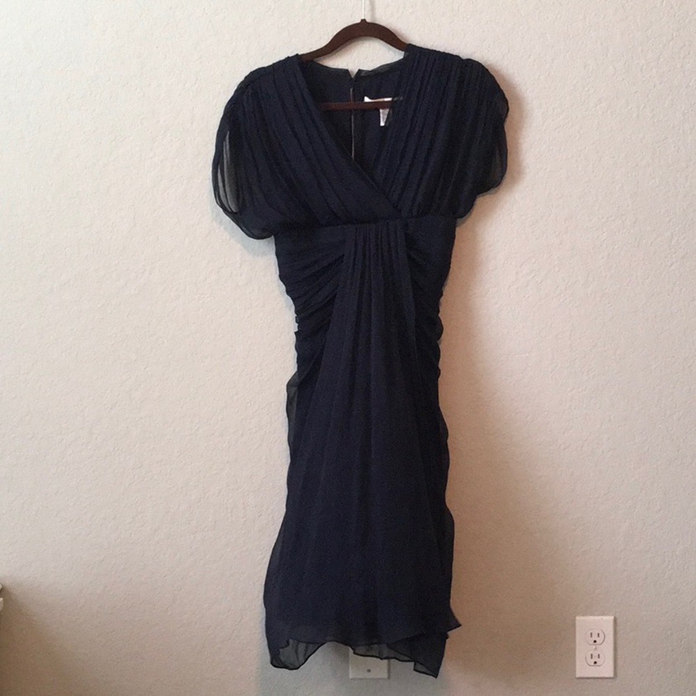 Fitted silk dress